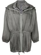 Issey Miyake Vintage Pleated Long-sleeve Jacket - Grey