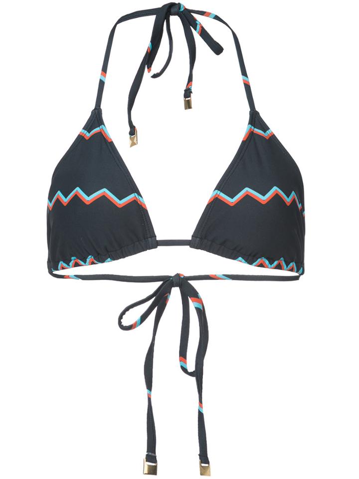 Cynthia Rowley Ziggy Bikini Top - Black