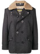Schott Shearling Collar Jacket - Grey