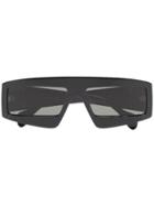 Gucci Eyewear Black Rectangular-frame Sunglasses