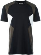 Neil Barrett Panelled T-shirt, Men's, Size: Xl, Black, Cotton