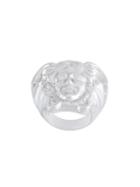 Versace Medusa Ring, Men's, Size: 23, Metallic, Metal Other