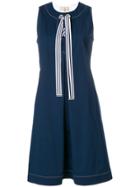 Fay Flared Design Dress - Blue