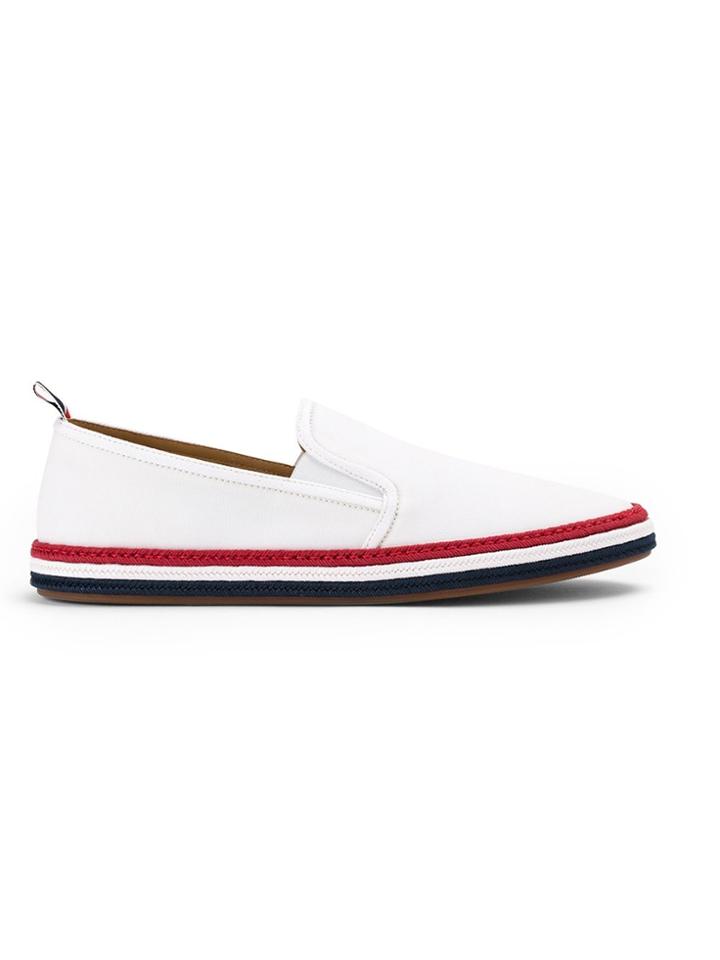 Thom Browne Contrast Espadrilles - White