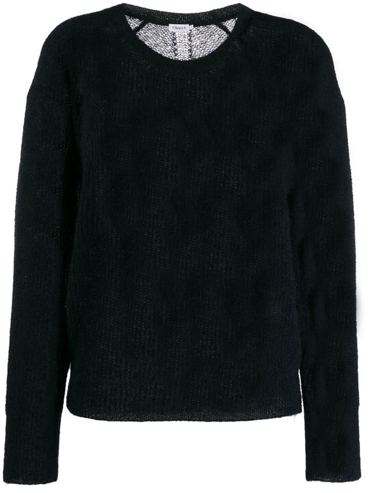 Filippa-k Ribbed Crew Neck Jumper - Blue