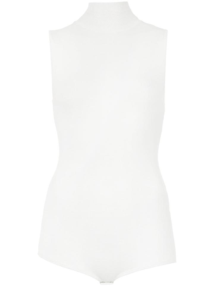 Nk Turtle Neck Tricot Body - White