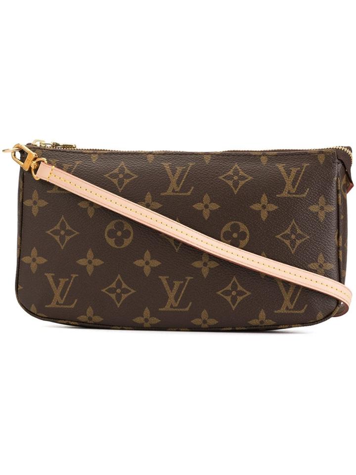 Louis Vuitton Vintage Pochette Accessories Hand Bag - Brown