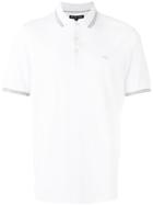 Michael Kors Contrast Detail Polo Shirt - White