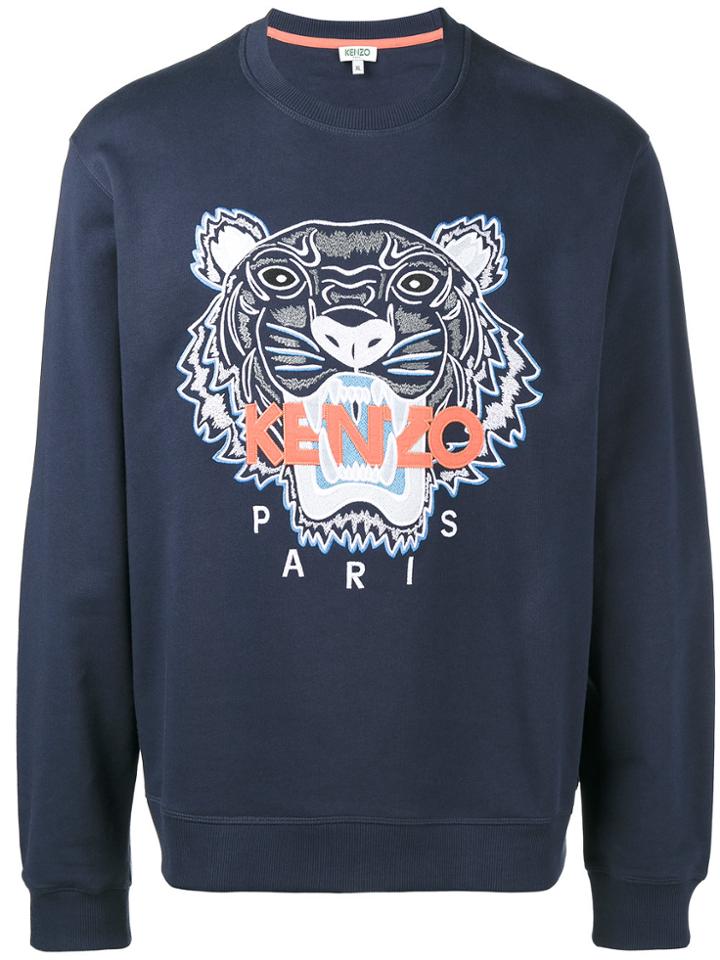 Kenzo Blue Tiger Sweatshirt