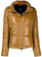 Jacob Cohen Quilted High-neck Jacket - Brown