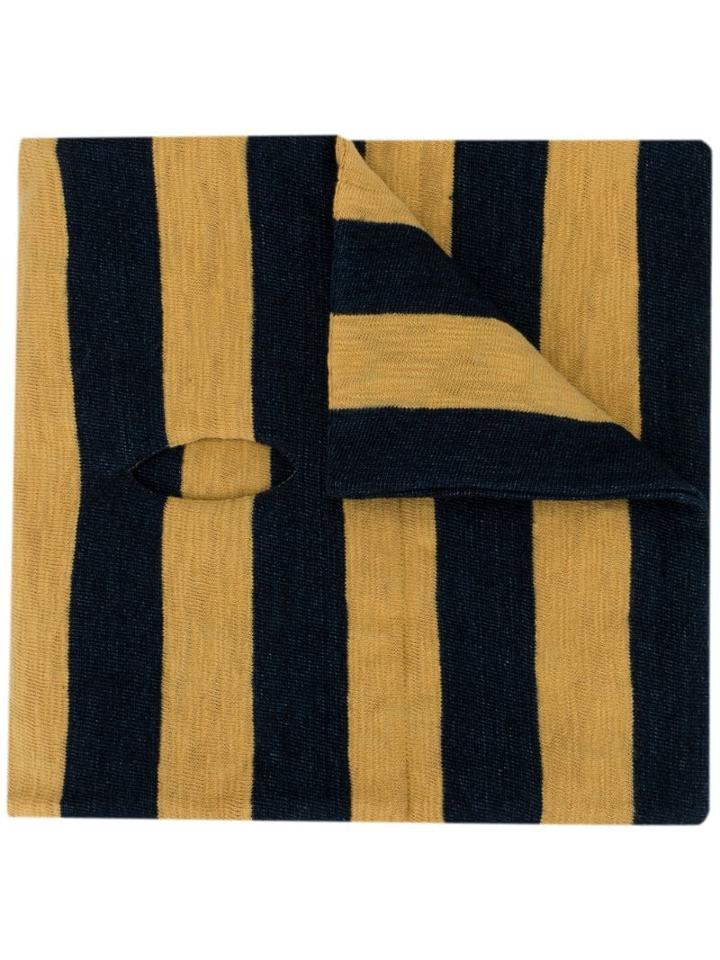 Loewe Striped Two Tone Scarf - Yellow
