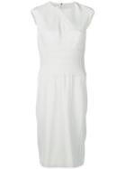 Narciso Rodriguez Sleeveless Fitted Midi Dress - Neutrals