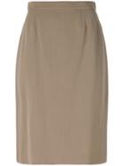 Krizia Vintage Straight Fit Shirt - Nude & Neutrals