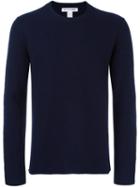 Comme Des Garçons Shirt Crew Neck Jumper, Men's, Size: Medium, Blue, Wool