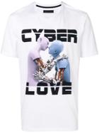 Frankie Morello Cyber Love T-shirt - White