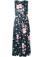 Raoul Floral Grid Print Jumpsuit