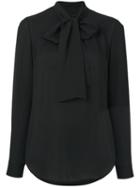 Dsquared2 - Pussy-bow Blouse - Women - Silk - 42, Black, Silk