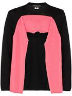 Comme Des Garçons Homme Plus Double Neck And Sleeves Wool Sweater -