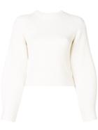 Theory Ribbed Knit Jumper - White