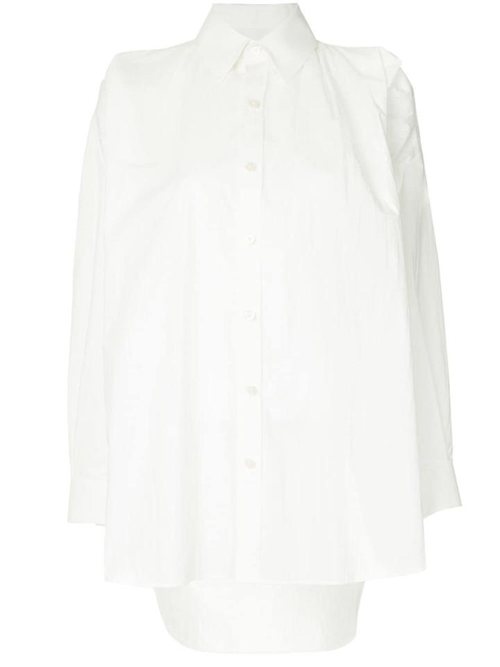 Facetasm Structured Shoulders Shirt - White