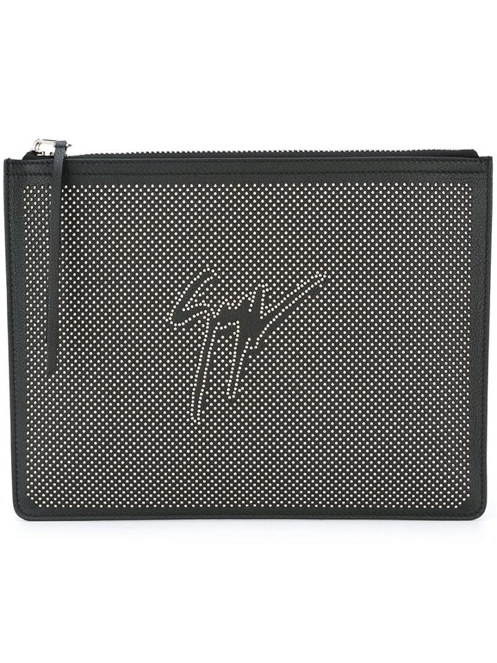Giuseppe Zanotti Design Stud Embellished Clutch