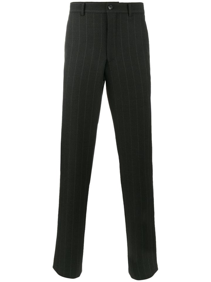 Comme Des Garçons Homme Plus Classic Pinstripe Tailored Trousers -