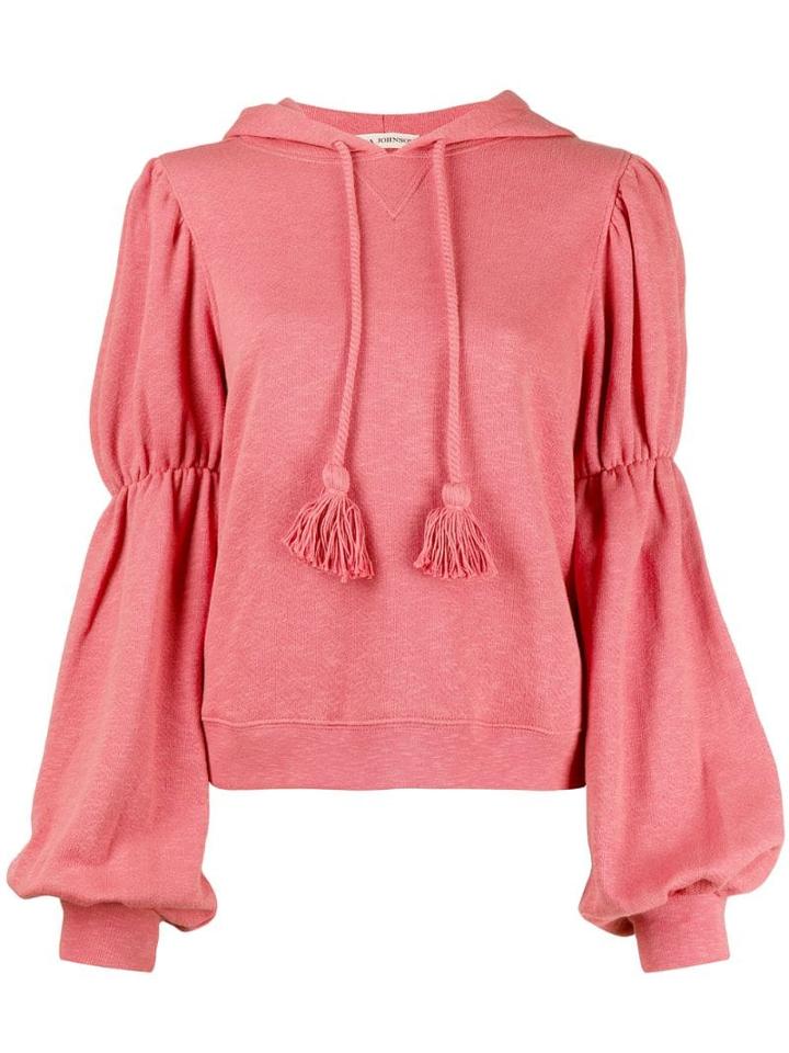 Ulla Johnson Tassel Hoodie - Pink