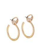 Fendi F Is Fendi Small Earrings - Gold