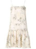 Erika Cavallini Floral-print Dress - Neutrals