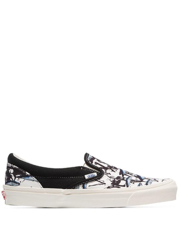 Vans X Ralph Steadman Tuna Print Sneakers - White