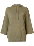R13 Front Pocket Hoodie, Women's, Size: Xs, Green, Cotton
