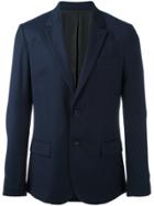Ami Alexandre Mattiussi Lined Two Buttons Jacket - Blue