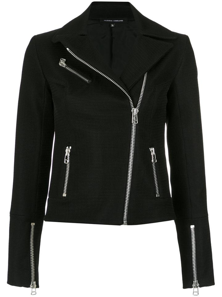 Gloria Coelho Perfecto Mesh Jacket - Black
