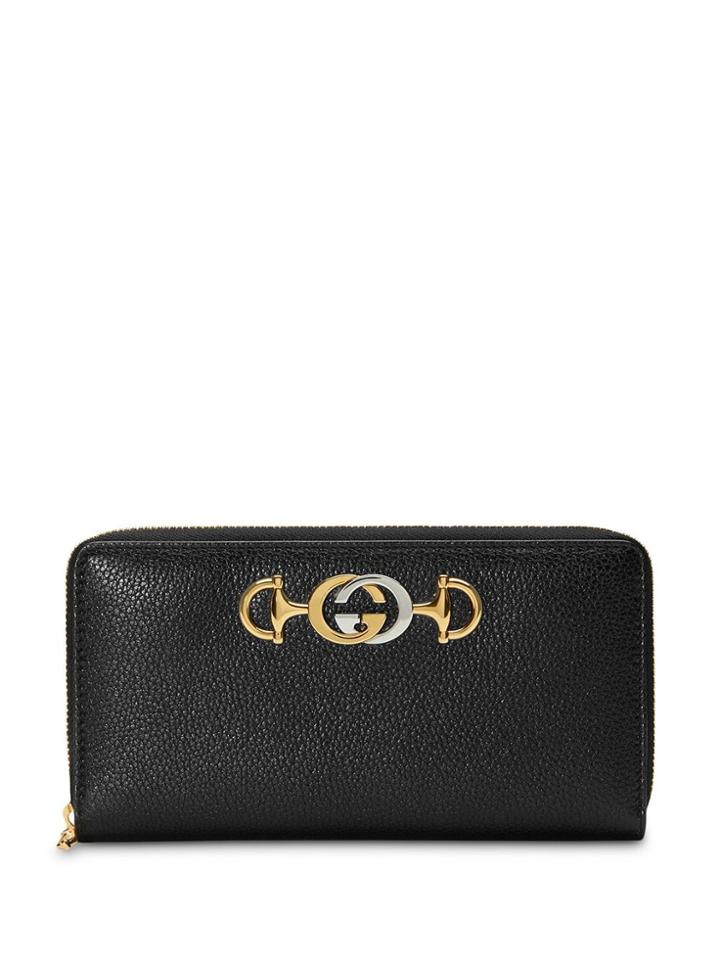 Gucci Gucci Zumi Zip Around Wallet - Black