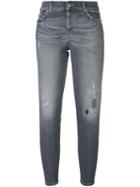 7 For All Mankind 'josephine Destroyed' Jeans, Women's, Size: 26, Grey, Cotton/spandex/elastane
