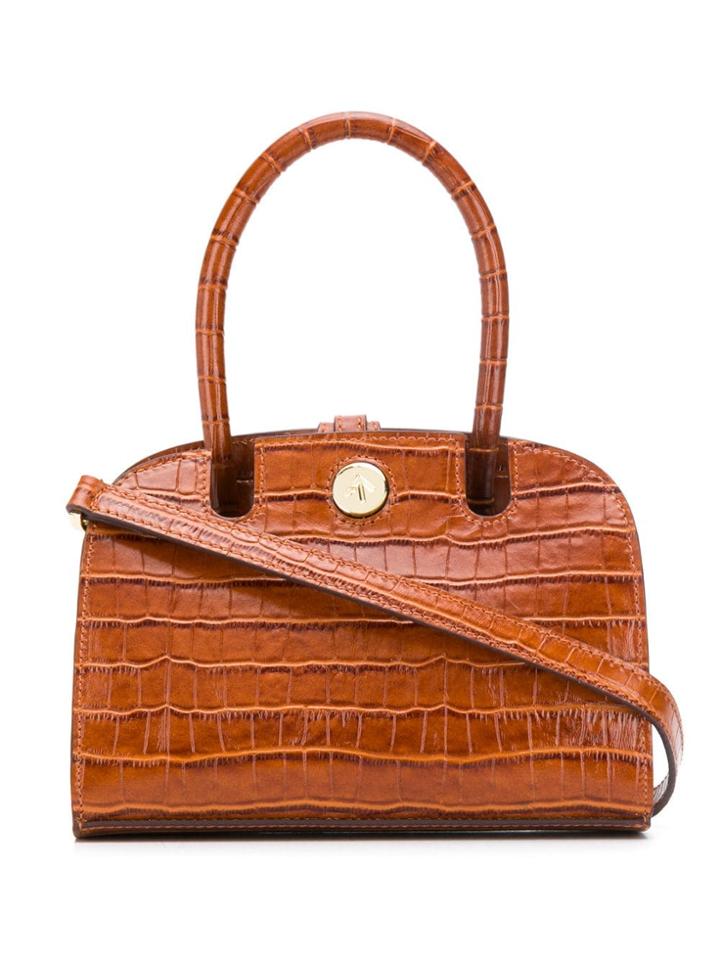 Manu Atelier Micro Ladybird Tote - Brown