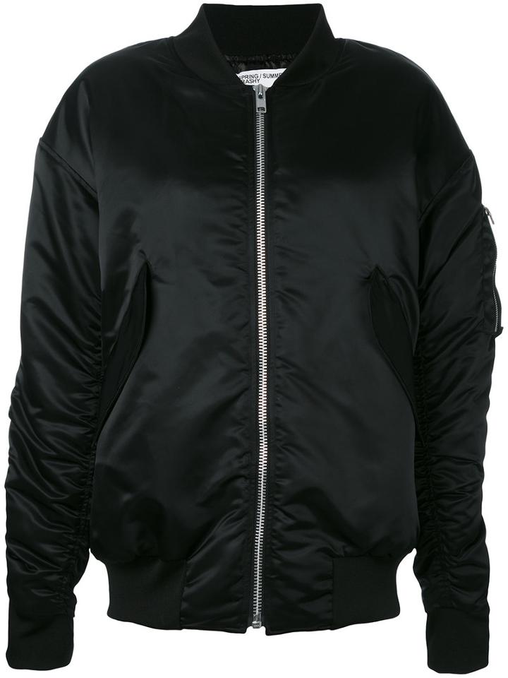 Brashy - Virtual Enemy Bomber Jacket - Women - Nylon - Xs, Women's, Black, Nylon