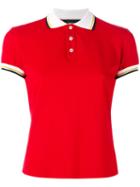 Dsquared2 - Contrast Stripe Polo Shirt - Women - Cotton - S, Red, Cotton