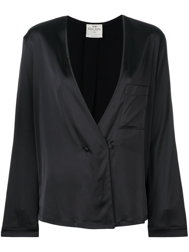 Forte Forte Loose Fit Blouse - Blue