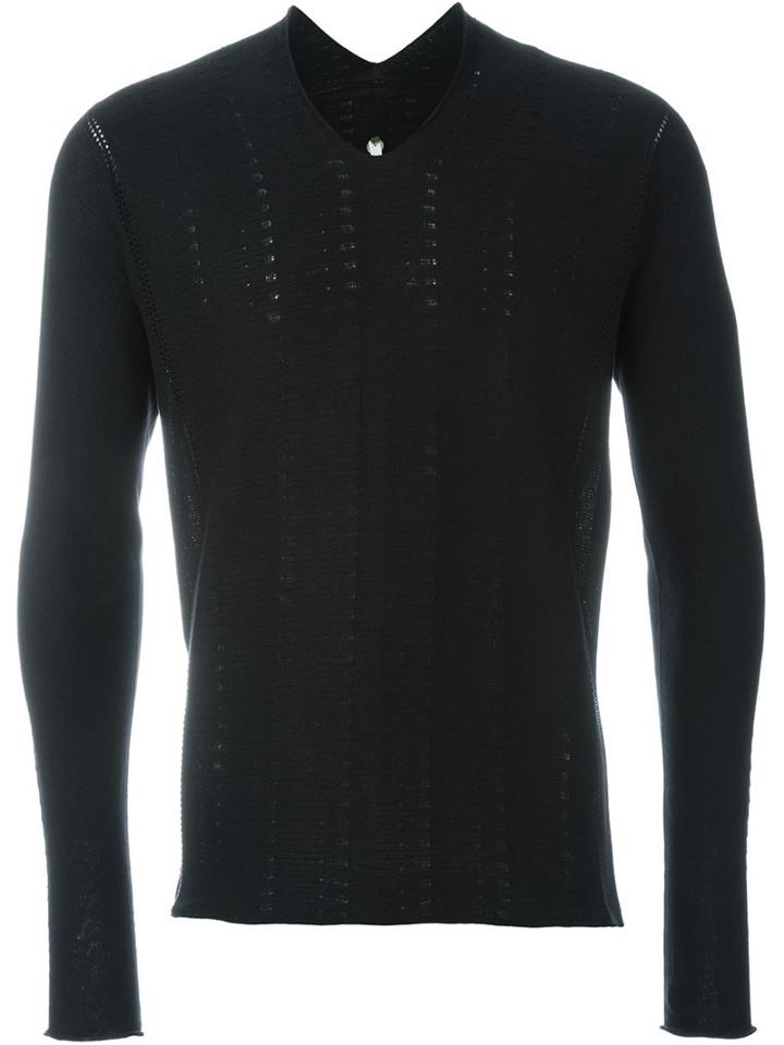 Label Under Construction Laddered Jumper