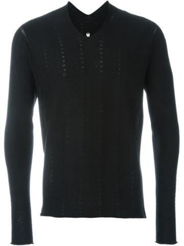 Label Under Construction Laddered Jumper