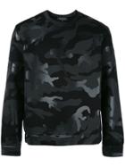 Valentino Camo Sweatshirt - Black
