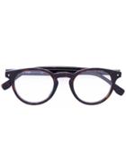 Fendi Eyewear Classic Round Glasses - Brown
