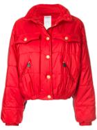 Chanel Vintage Quilted Bomber Jacket - Red