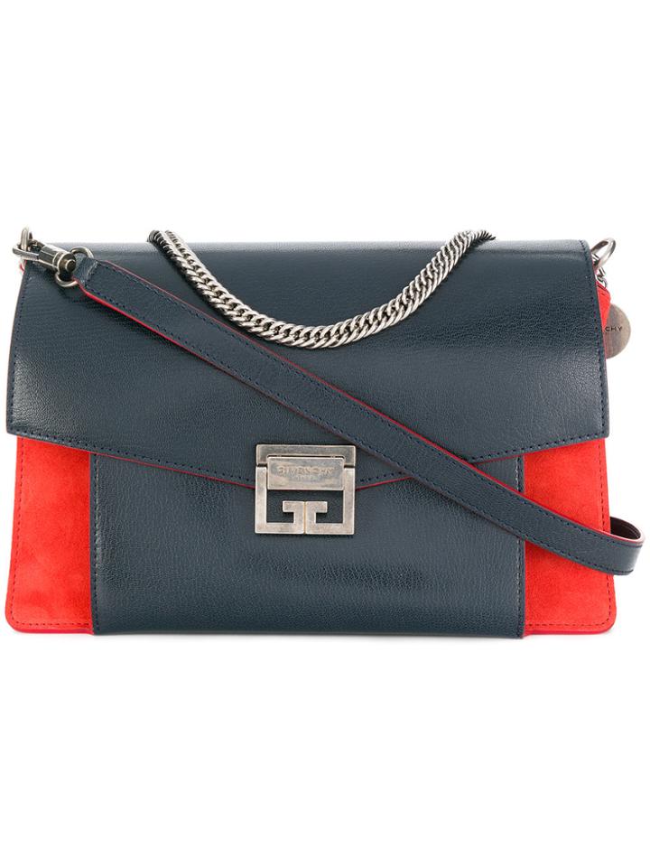 Givenchy Square Shaped Crossbody Bag - Blue