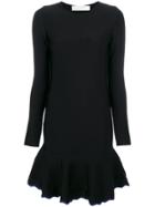 Victoria Victoria Beckham Flared Hem Dress - Black
