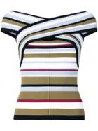 Mrz Crossover Knit Top - Multicolour