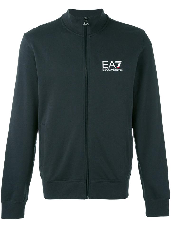Ea7 Emporio Armani - Logo Track Jacket - Men - Cotton - Xl, Black, Cotton