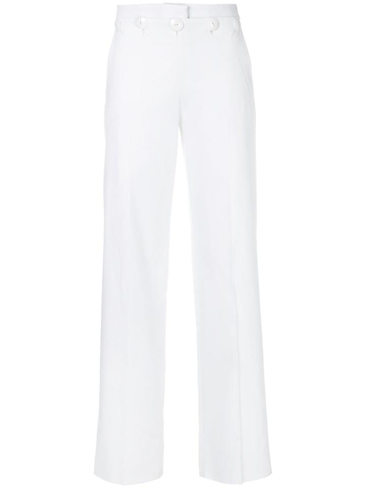 Emilio Pucci High Waist Trousers - White