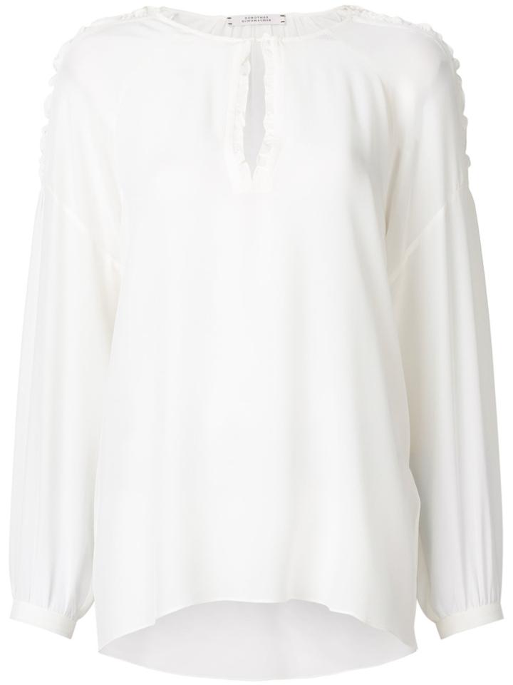 Dorothee Schumacher Laced Shoulder Blouse - White